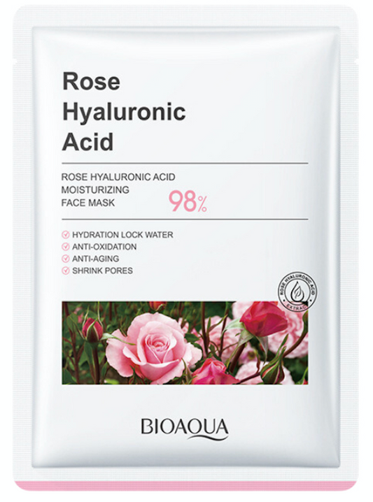 Bioaqua rose hylauronic mask